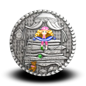 31,11 g, The Princess and the Pea Silver Coin