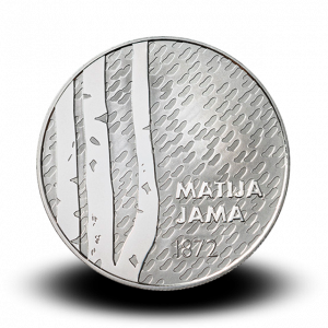 15 g, Silver Coin, 150th anniversary of birth of painter Matija Jama, 2022