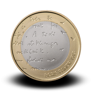 3 €, 110. godišnjica rođenja književnika Borisa Pahora, 2023 / BU