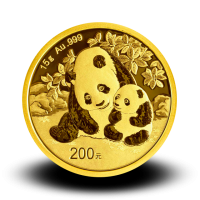 15 g, Zlati Kitajski panda 2023