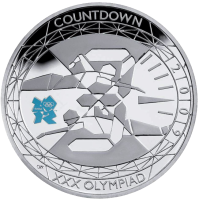 28,28 g, Olympic games London - Countdown to London Silver Proof (2009)