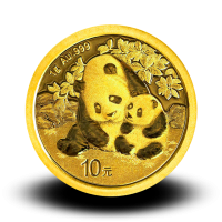 1 g, Zlati Kitajski panda 2016 - 2022